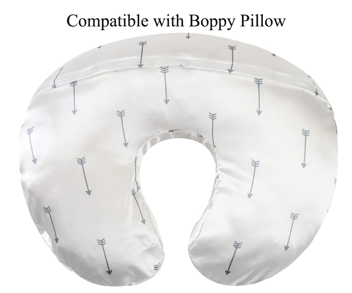 Tcmyyund satin nursing pillow cover machine washable for quick cleaning
