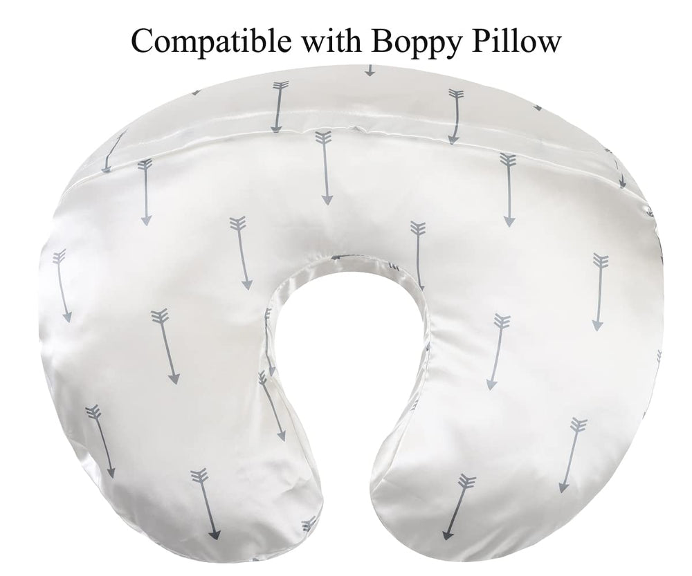 Tcmyyund satin nursing pillow cover machine washable for quick cleaning