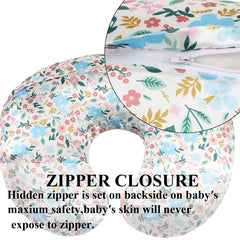 Tcmyyund universal-fit cover, fits standard pillows including Boppy for easy swapping