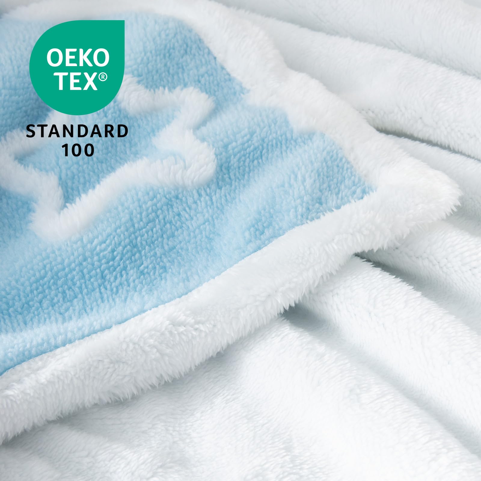 TCOYIWL 33x43 inch blanket for newborn swaddling to toddler cuddling