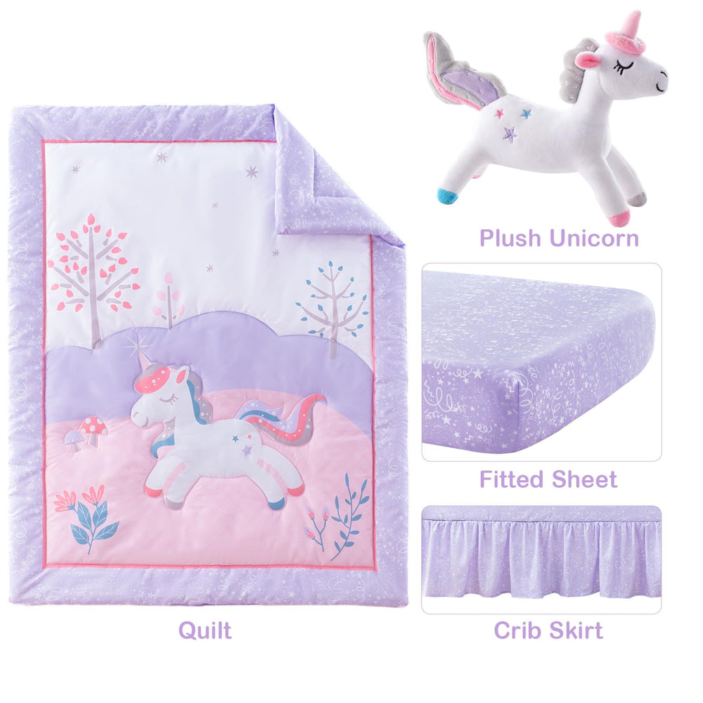 TCOYIWL fitted crib sheet with elastic pocket fits standard mattresses securely