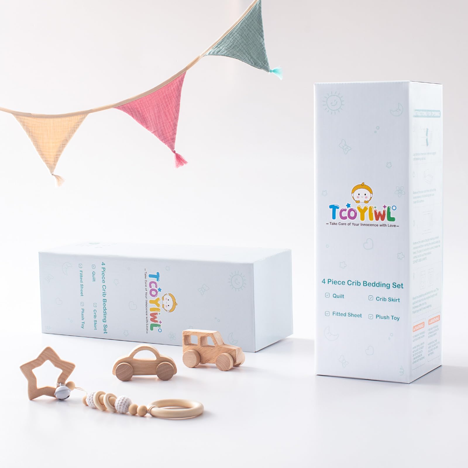 TCOYIWL coordinated nursery set for a playful, photo-ready space