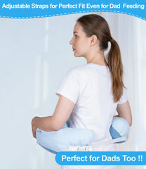 Tcruybed nursing pillow adjustable waist strap ensures a secure, customized fit.