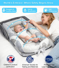 Tcruybed portable travel lounger folded into a backpack for easy transport