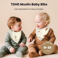 TDHD adjustable snaps fit newborns to 36 months comfortably