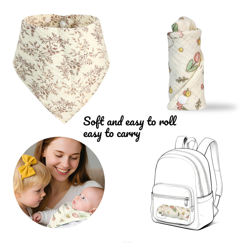 TDHD gift-ready 10-pack bib set for baby showers