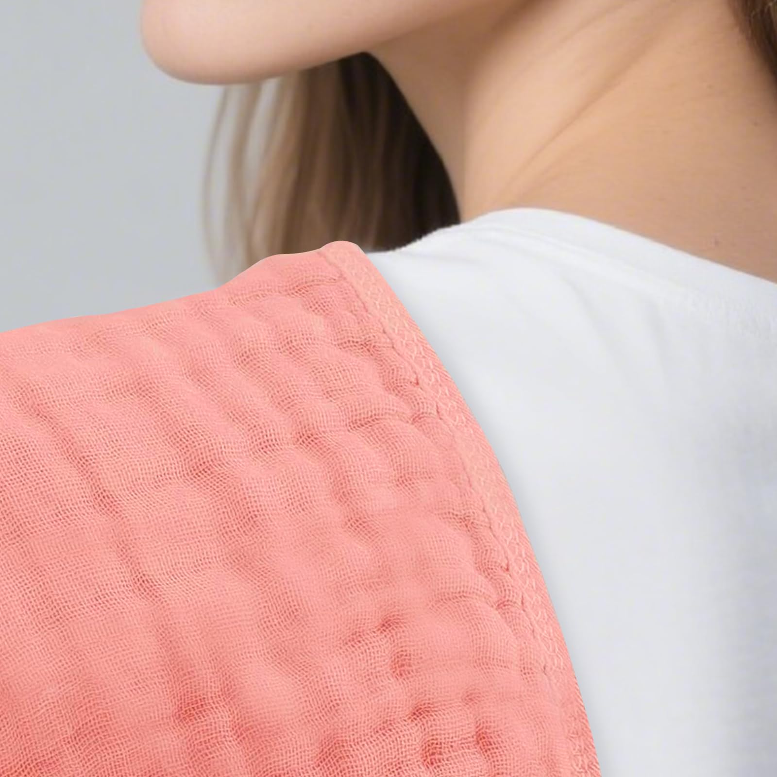 TDHD muslin burp cloths 6-pack machine washable and durable.