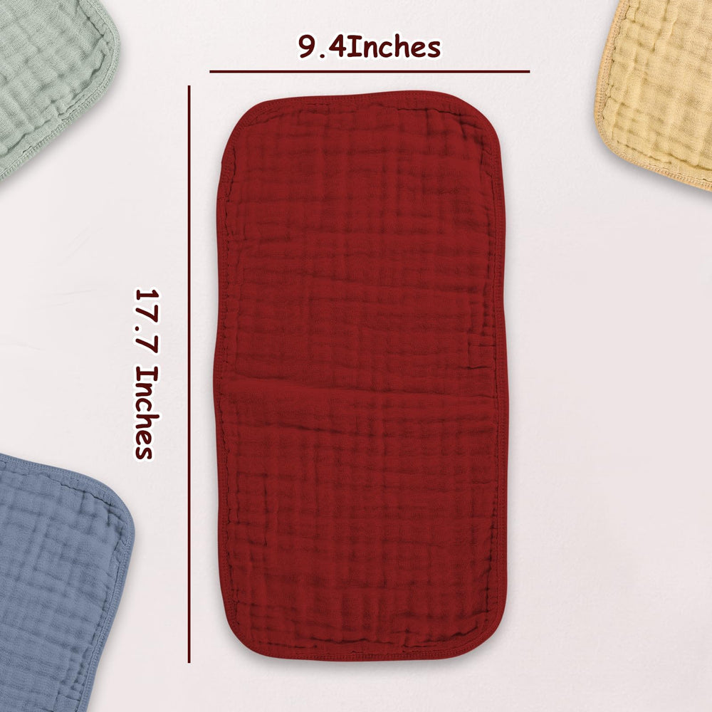 TDHD muslin burp cloths travel-friendly design for on-the-go feeding.