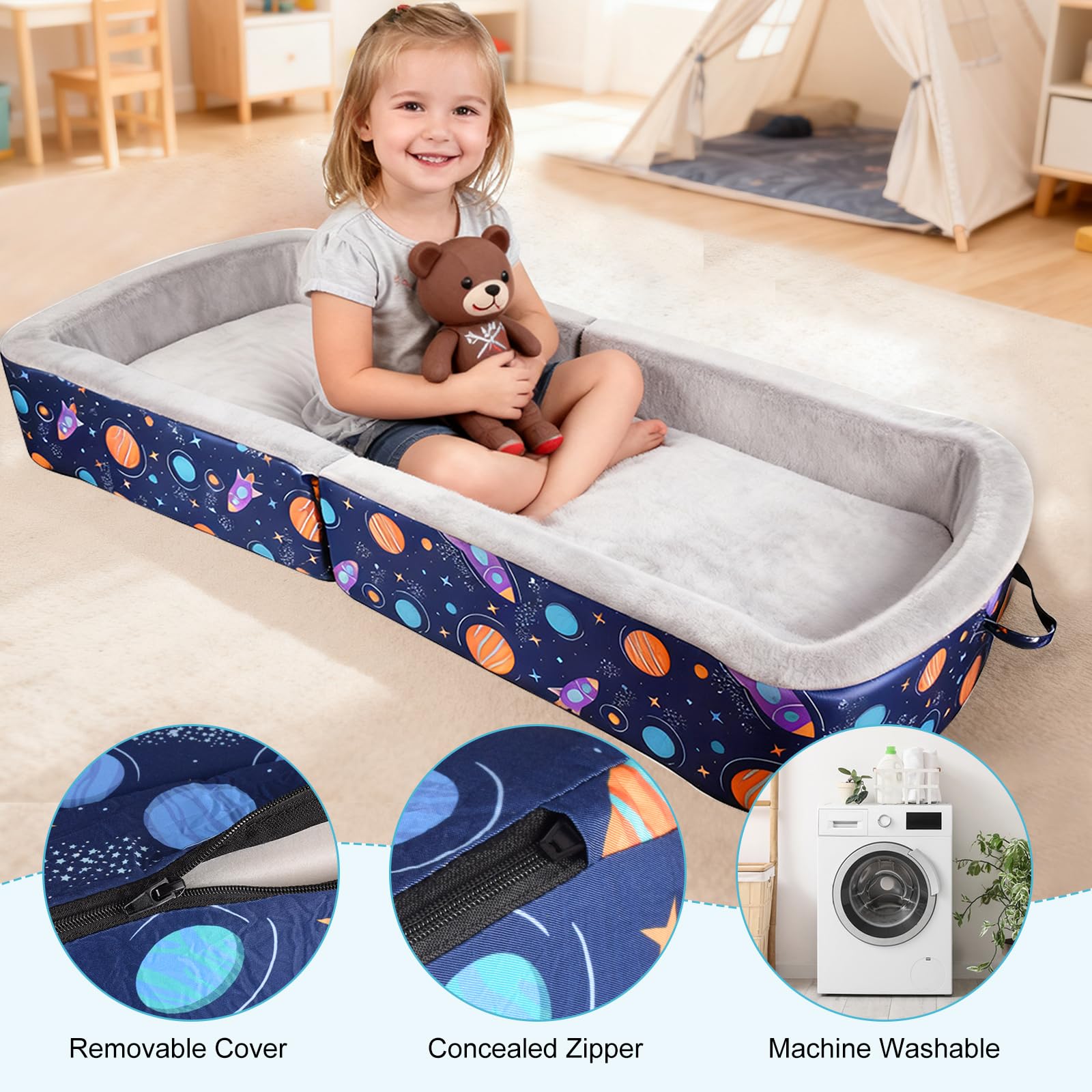 TDKDHoming removable washable cover, simple machine washing for fresh sleep.