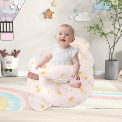 TDTOK inflatable baby seat side view highlighting portable design