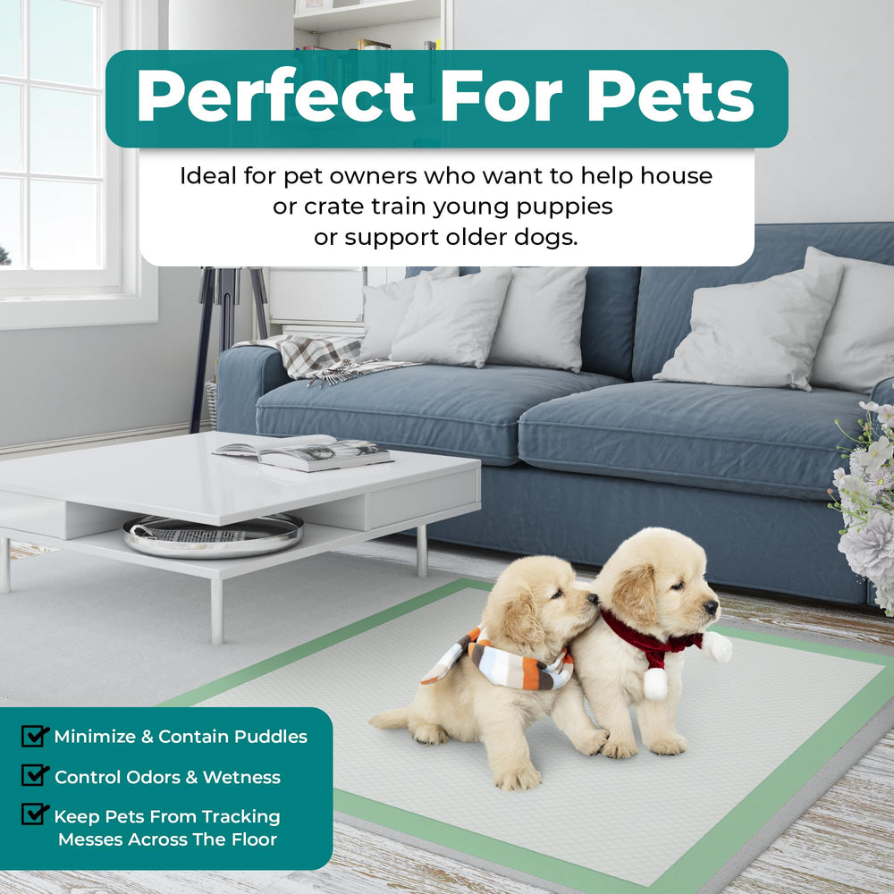 Teal Elite Chucks Pads suitable for babies and pets at home.