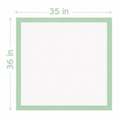 Teal Elite Chucks Pads five-layer design for absorbency and odor control.