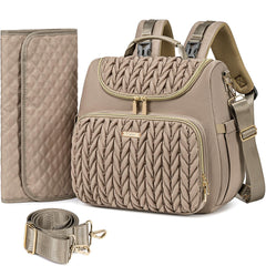 Tealari 4-in-1 diaper bag in backpack mode for versatile everyday use.