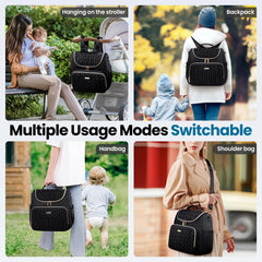 Tealari portable changing pad included for hygienic on-the-go diaper changes.