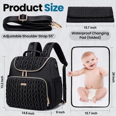 Tealari diaper bag in crossbody mode for hands-free errands and quick transitions.