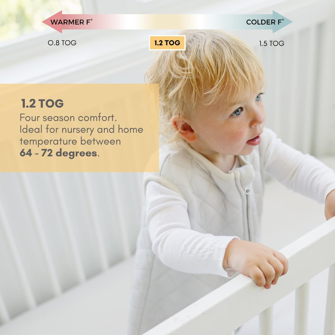 Tealbee Dreamsuit 2-way zipper allows easy dressing and diaper checks.