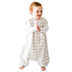 Tealbee Dreamsuit checkered pattern with breathable bamboo fabric for all-night comfort