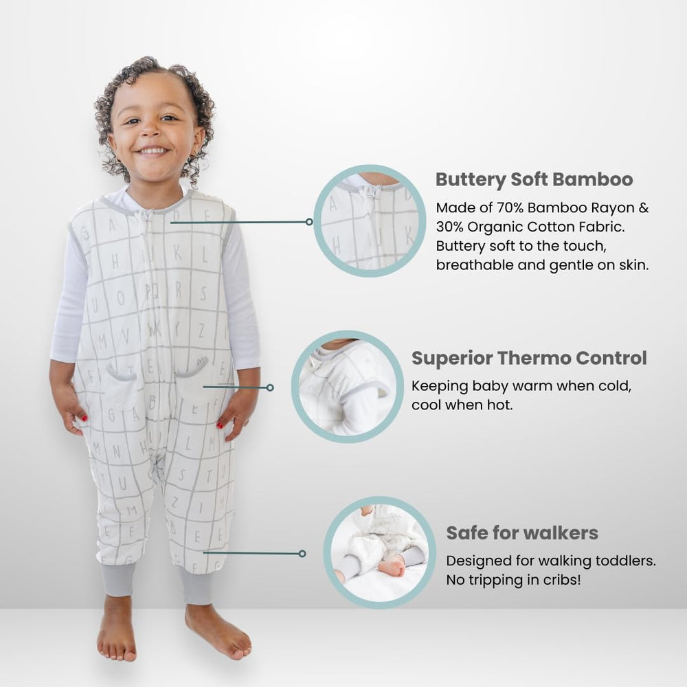 Tealbee Dreamsuit walker-ready design allows free leg movement.