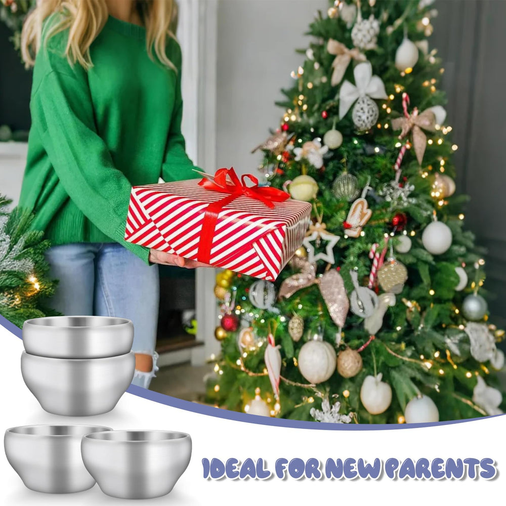 TeamFar rust-resistant stainless steel bowls endure daily use