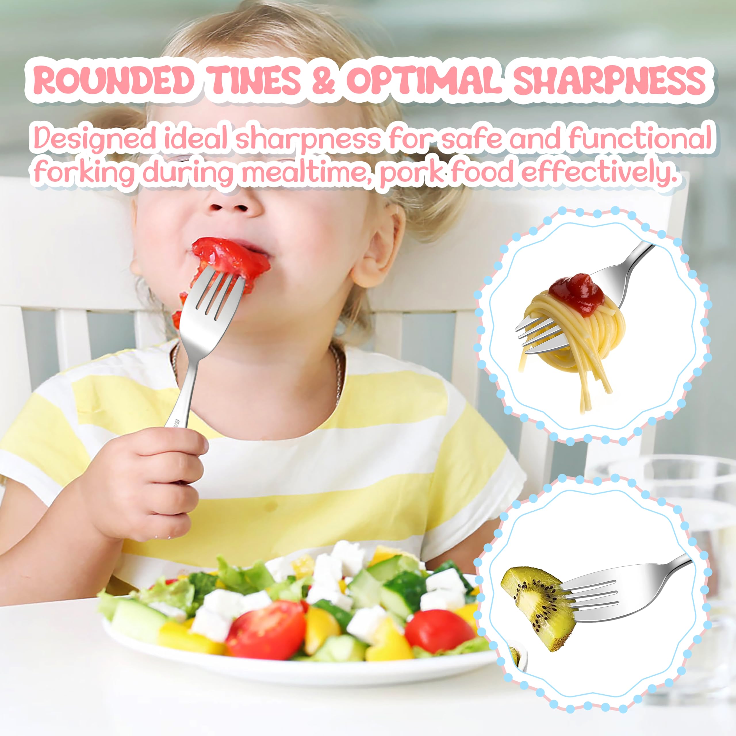 TeamFar dishwasher-safe utensils for quick cleanup after meals.