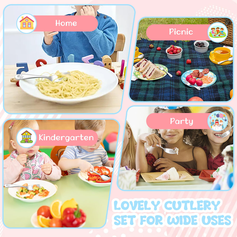 TeamFar portable meal pack-friendly utensils ideal for school, picnics, and travel.