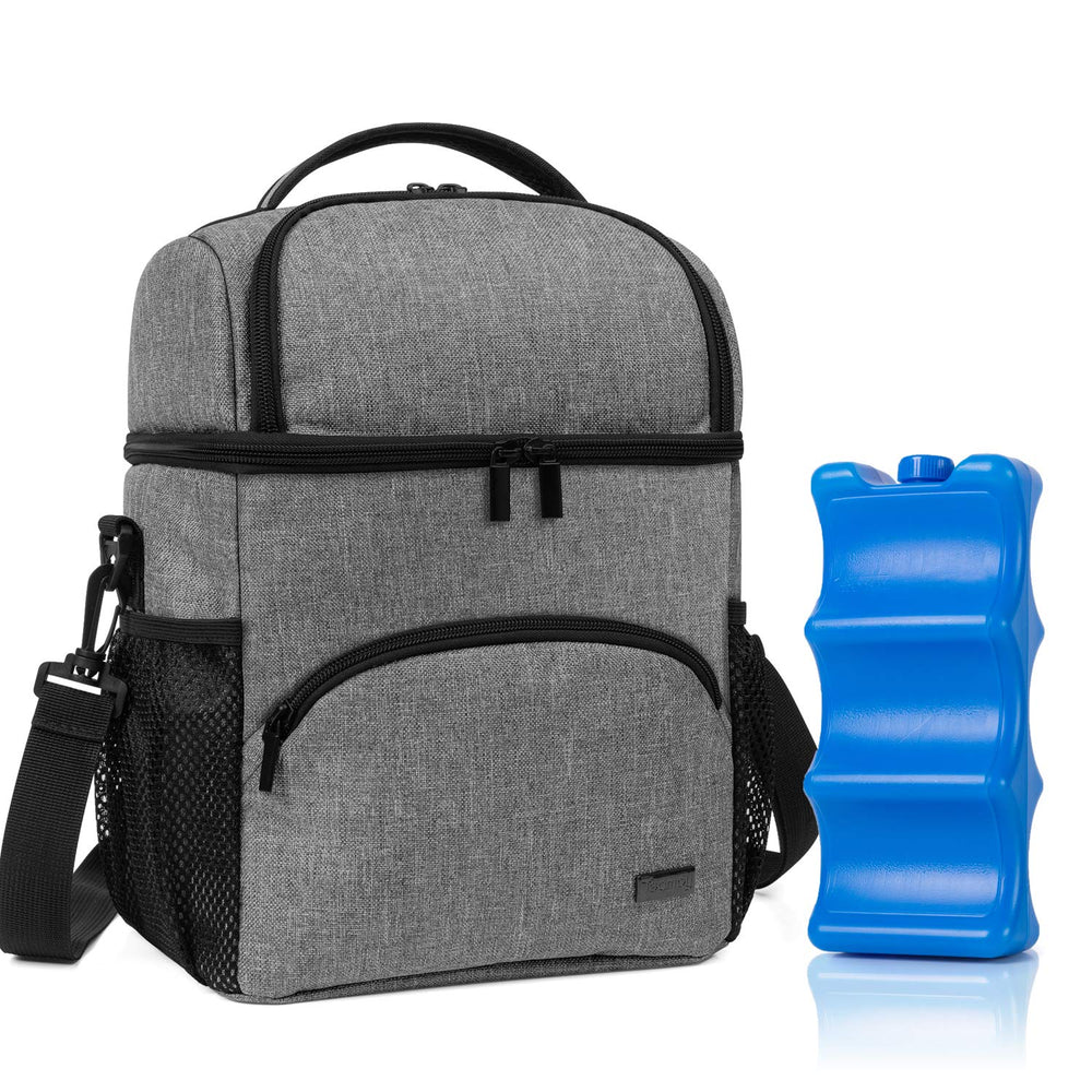 Teamoy breastmilk cooler bag front view for on-the-go bottle transport
