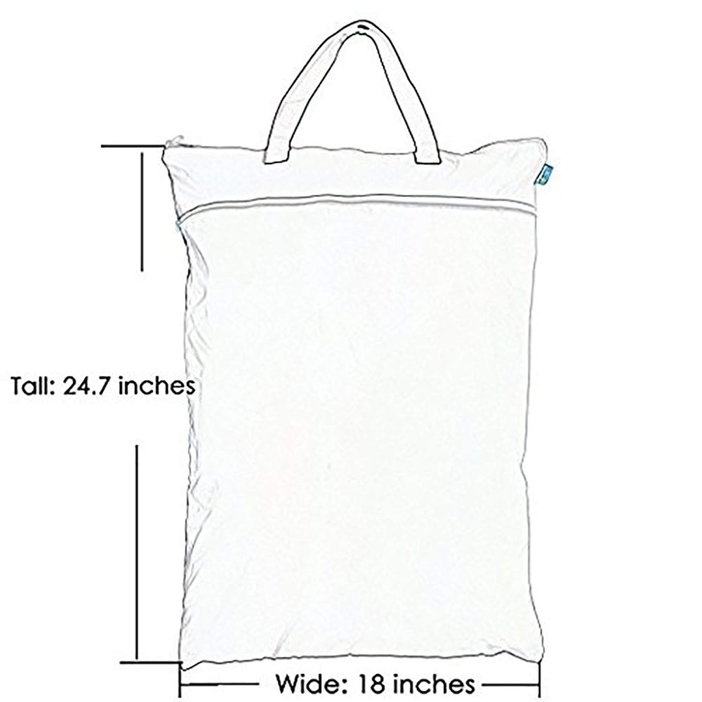 Teamoy bag features PUL lining to shield contents.
