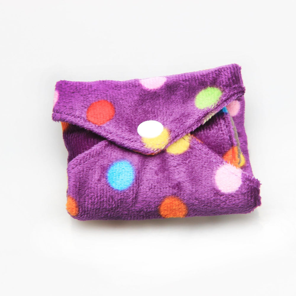 Teamoy wet bag with two compartments separates clean and used pads.
