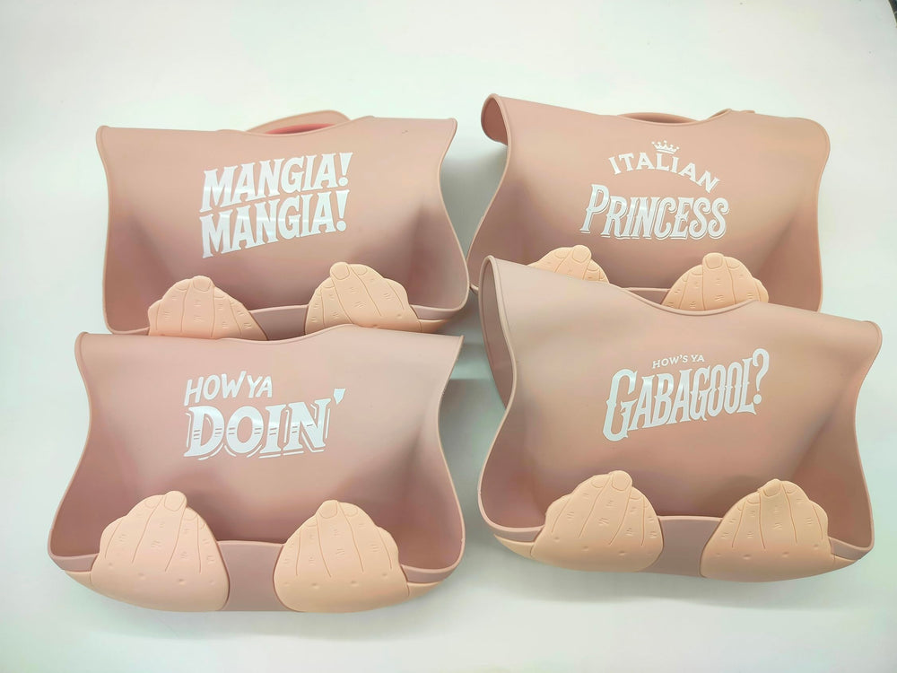 Gift-ready Teasin' Teethers bib for new parents and baby showers