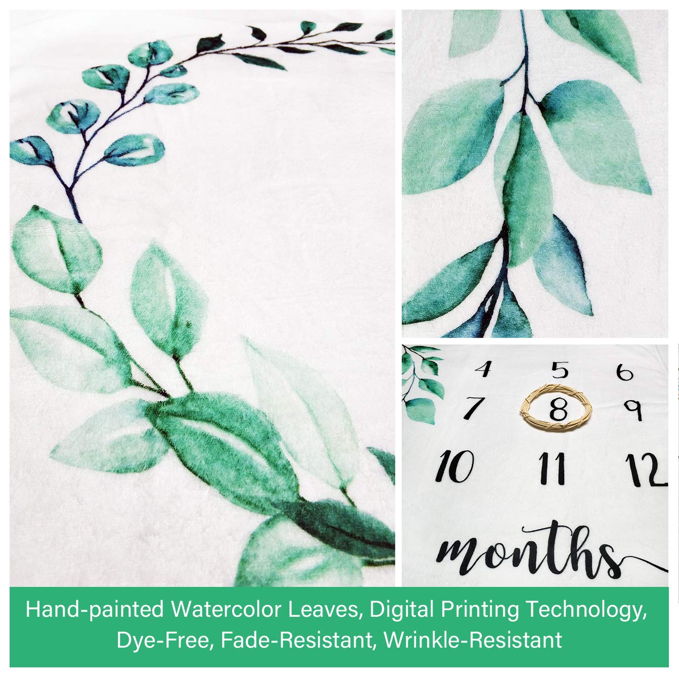 Tebaby dye-free and fade-resistant blanket resists wear.