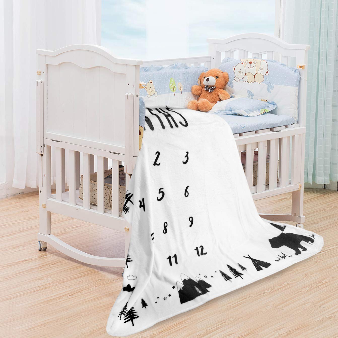 Tebaby play mat and swaddle blanket supports cozy bonding