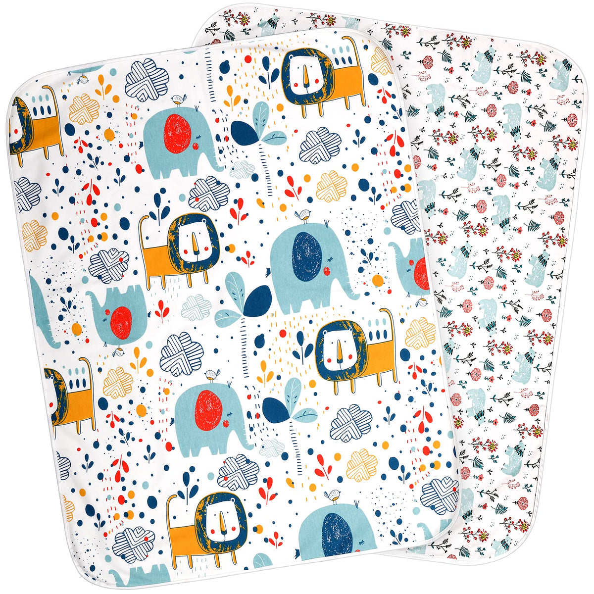Tebery waterproof bed pad 40x31 demonstrates 3-layer design for moisture protection