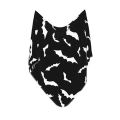 Tebjh gothic bat print swaddle for calm newborn cuddles.