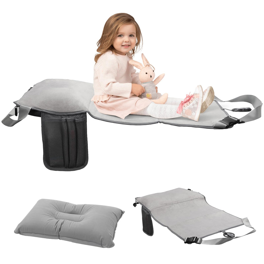 Tefola toddler airplane bed folded compactly for easy travel and storage.