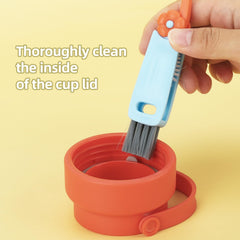 Tecbeauty corner brush tackles tight corners on bottles and mugs