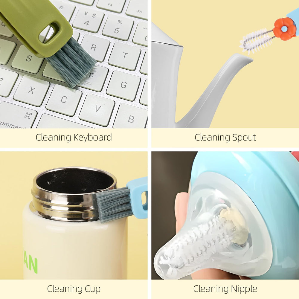 Tecbeauty pacifier brush cleans small items gently and safely