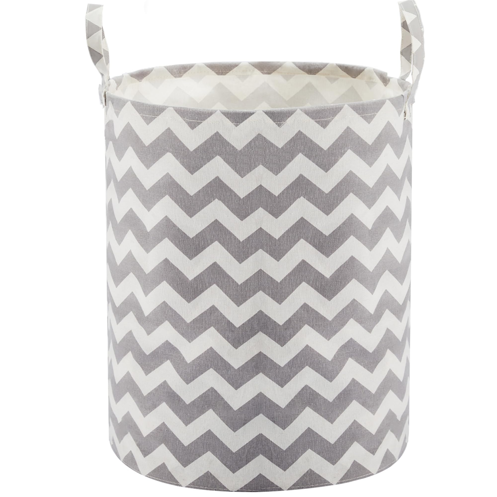 TechMilly baby laundry basket with long handles for easy carrying and organized nursery tasks.