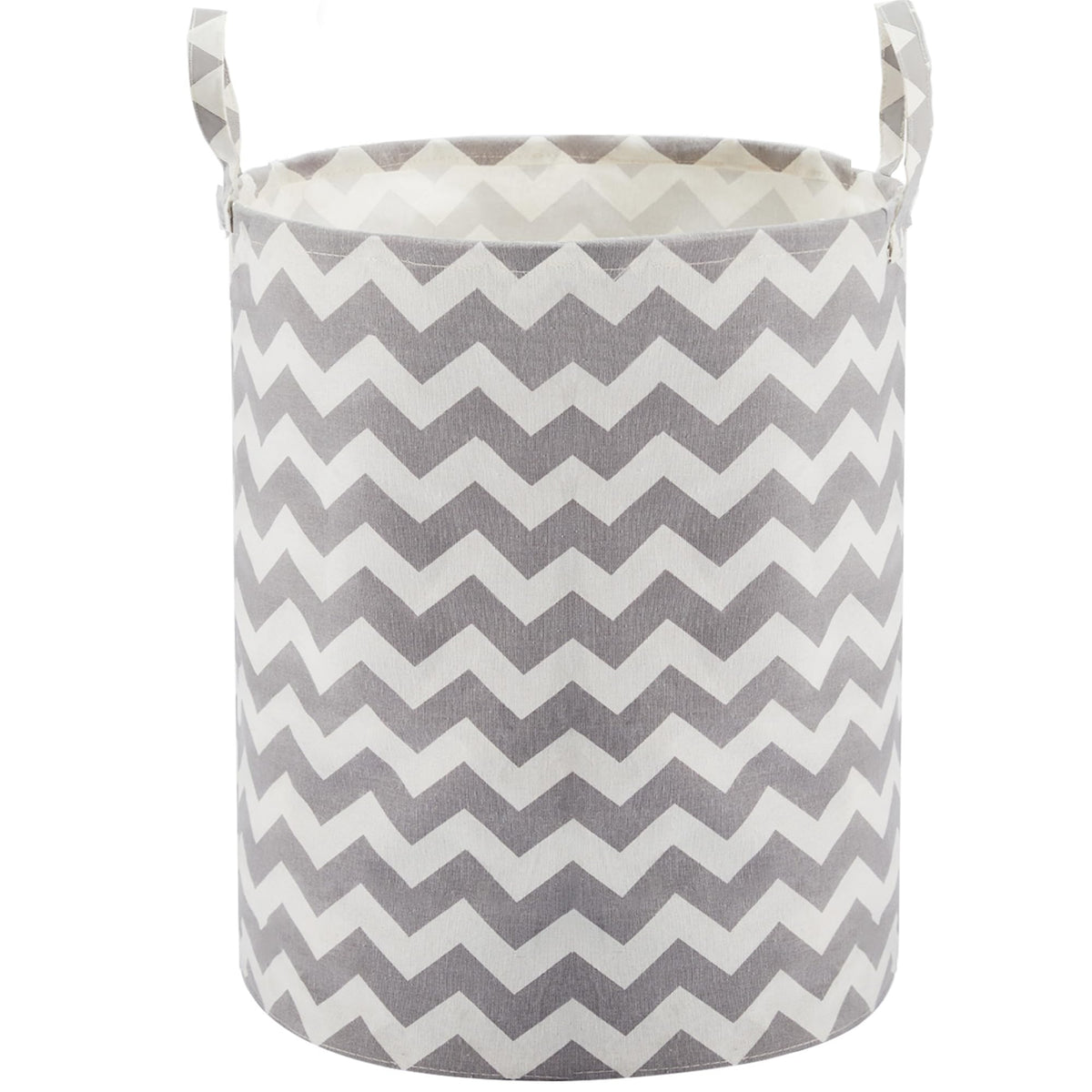 TechMilly baby laundry basket with long handles for easy carrying and organized nursery tasks.