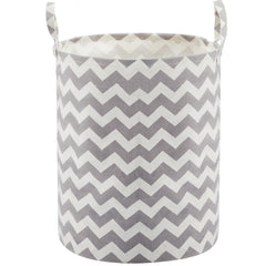 TechMilly baby laundry basket with long handles for easy carrying and organized nursery tasks.