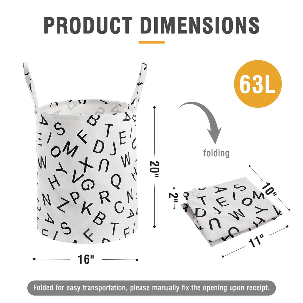 TECHMILLY kids room decor basket adds cute style while storing toys