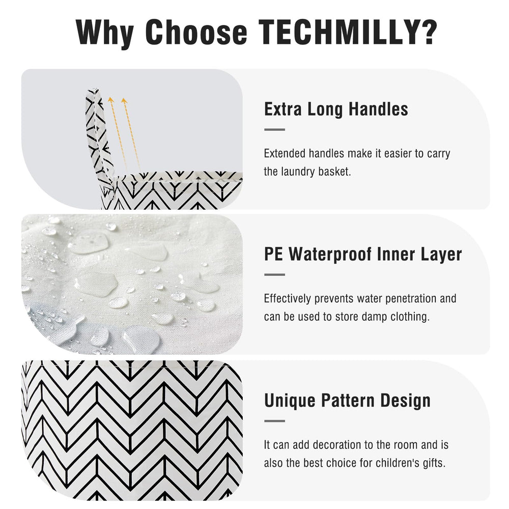 TechMilly kids room decor bin blends practicality with cute patterns