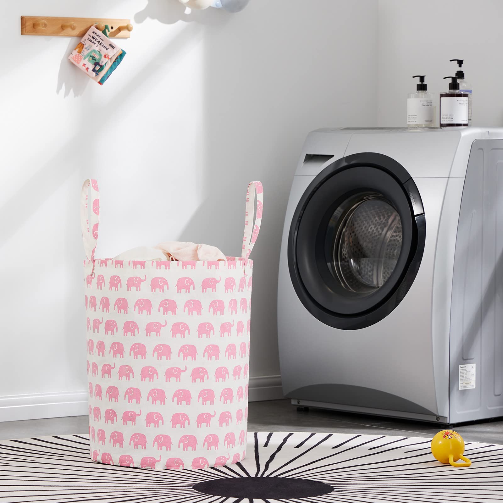 TECHMILLY large-capacity basket helps caregivers keep essentials within reach.