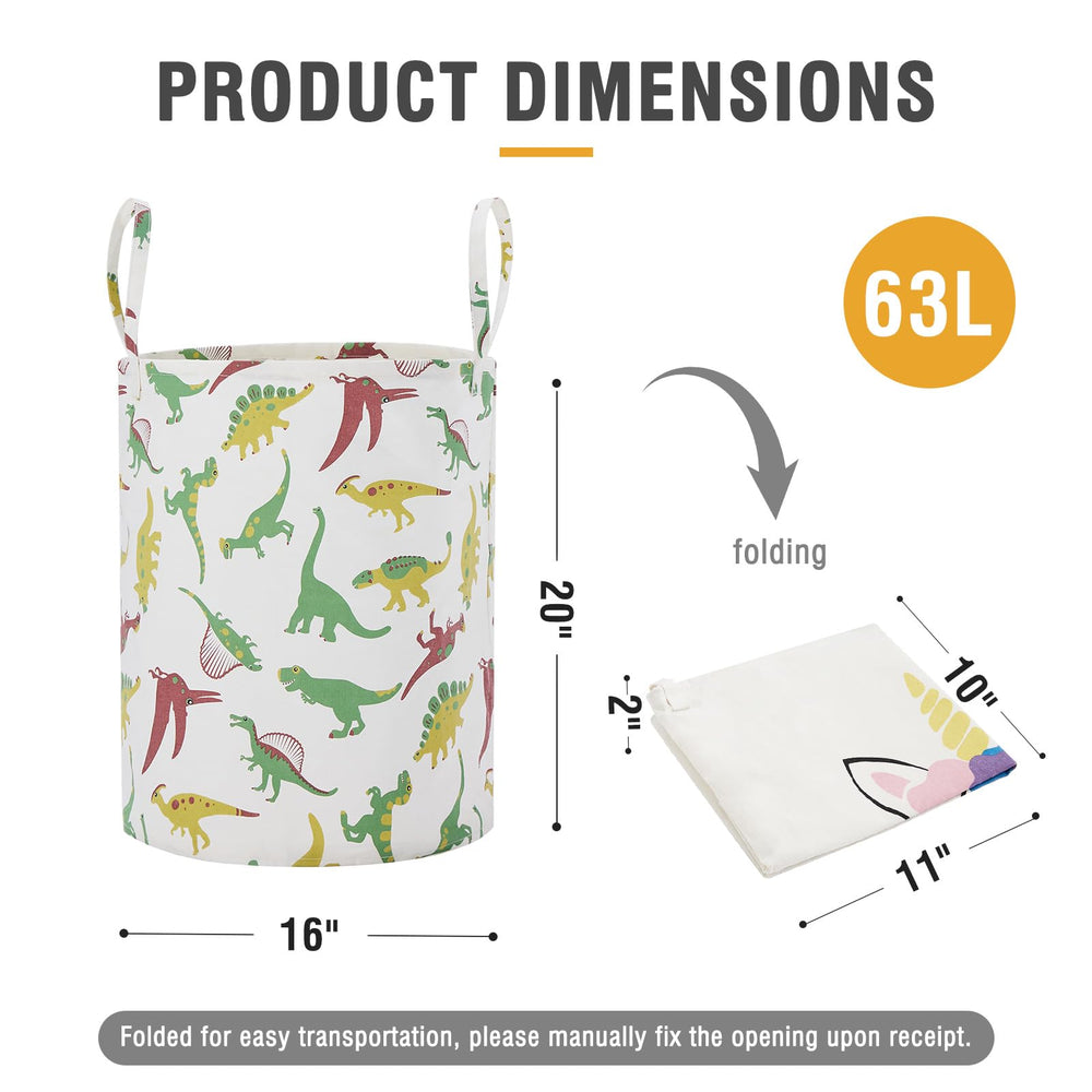 Techmilly nursery storage bins keep diapers and baby clothes within reach.