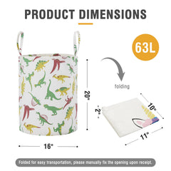 Techmilly nursery storage bins keep diapers and baby clothes within reach.
