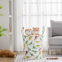 Techmilly toy bin for nursery, stores stuffed animals and toys neatly.