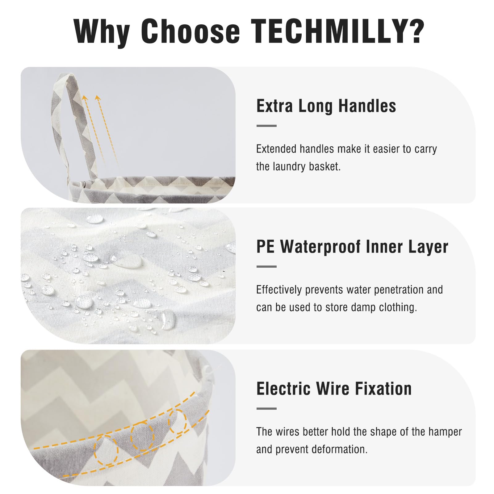 TechMilly under-bed fold-flat design for easy storage when not in use.