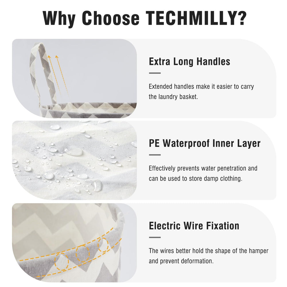 TechMilly under-bed fold-flat design for easy storage when not in use.