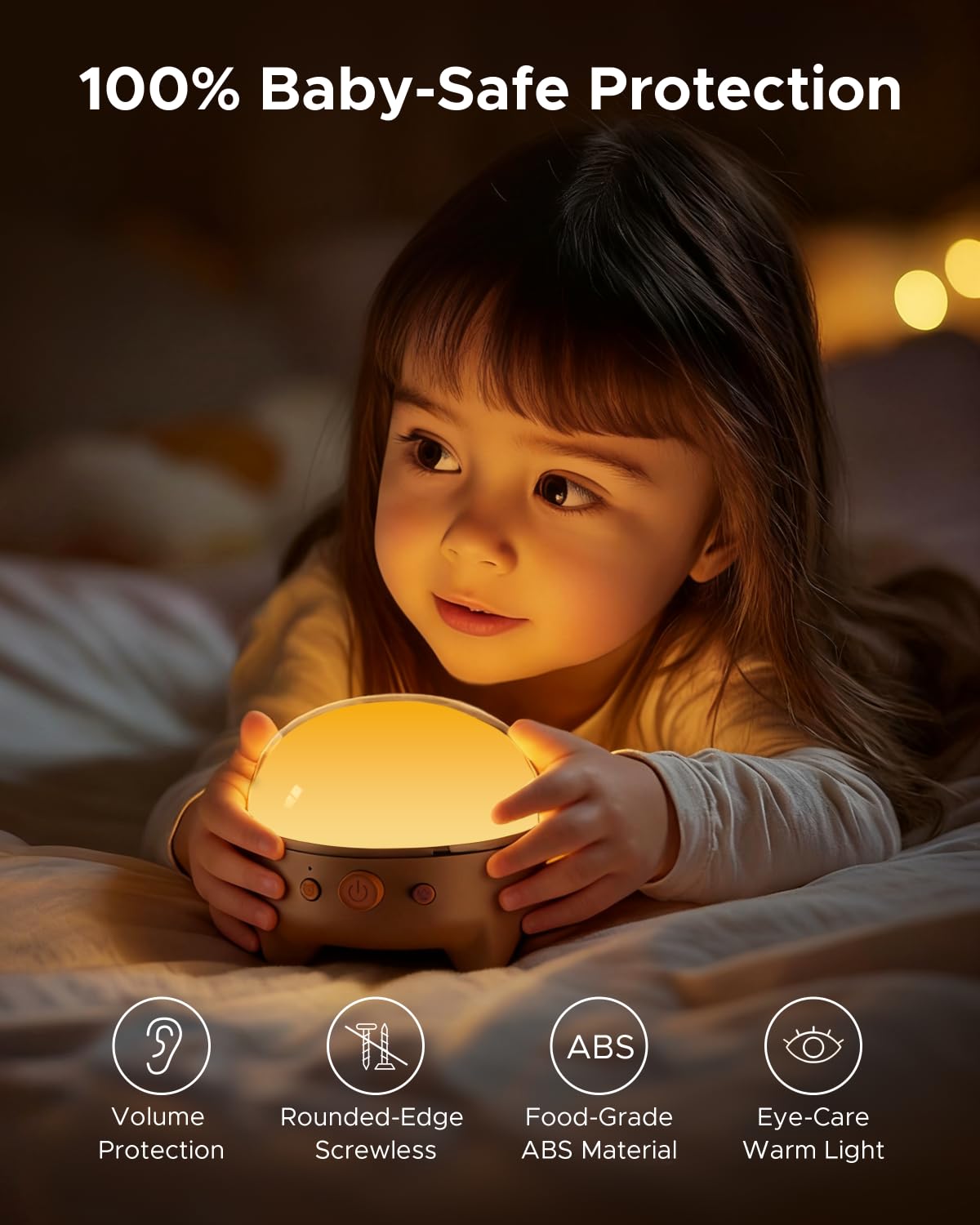 TeckyGem timer and volume controls enable personalized soothing sessions