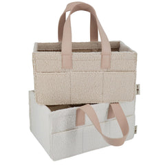 Teddy Caddy portable handles enable easy transport around the home or car.