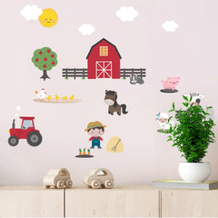 Teddylabels Farm Life farm animals decal adds playful characters for storytelling